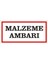 Malzeme Ambarı 2.6 mm PVC Uyarı Levhası 17 x 35 cm 1