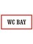 Wc Bay Galvaniz Uyarı Levhası 17 x 35 cm 1