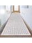Halı Tarz 4929A 80 x 150 cm Gri Beyaz Kesme Halı 1