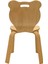 Panda Naturel Ahşap Çocuk Sandalyesi 2 - 7 Yaş 3