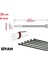 38cm x 8mm Plastik Cırt Kelepçe (Kablo Bağı) Siyah 2