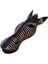Zebra Kafası Maske 30 cm Kahve Duvar Objesi Ahşap Mask 2