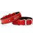 SBT-3014M Kırmızı Isimlikli Deri Boyun Tasması 3X42-50 cm 1