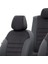 Renault Master 2011-Sonrası 5+1 (6 Kişi) Özel Üretim Koltuk Kılıfı London Design Siyah 4