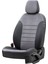V.w. Transporter T-5 2004-2015 4+1 (5 Kişi) Özel Üretim Koltuk Kılıfı London Design Füme - Siyah 2