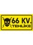 66 Kv Tehlike (Kendinden Yapışkanlı Etiket) 17 x 35 cm 1