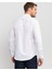 Slim Fit Düz Beyaz Erkek Gömlek 3
