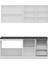 190 Cm Mutfak Dolabı Beyaz Dore 190-D1 2