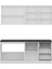 190 Cm Mutfak Dolabı Beyaz Dore 190-D2 2