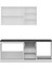 200 Cm Mutfak Dolabı Beyaz Dore 200-D3 2