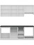 205 Cm Mutfak Dolabı Beyaz 205-B5 2