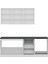 210 Cm Mutfak Dolabı Beyaz 210-B6 2