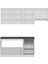 210 Cm Mutfak Dolabı Beyaz Dore 210-D7 2