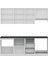 215 Cm Mutfak Dolabı Beyaz 215-B5 2