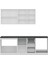225 Cm Mutfak Dolabı Beyaz 225-B3 2