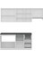 225 Cm Mutfak Dolabı Beyaz 225-B4 2