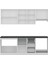 225 Cm Mutfak Dolabı Beyaz 225-B8 2