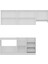 230 Cm Mutfak Dolabı Beyaz Dore 230-D7 2