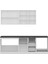 235 Cm Mutfak Dolabı Beyaz 235-B6 2
