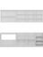 245 Cm Mutfak Dolabı Beyaz 245-B1 2
