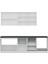 250 Cm Mutfak Dolabı Beyaz Dore 250-D6 2