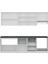 250 Cm Mutfak Dolabı Beyaz Dore 250-D8 2