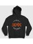 Unisex Siyah High Voltage AC/DC Kapüşonlu Sweatshirt 1