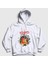 Unisex Beyaz Gitar Aerosmith Kapüşonlu Sweatshirt 1