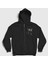 Unisex Siyah Dog Alice In Chains Fermuarlı Kapüşonlu Sweatshirt 1