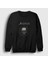 Unisex Siyah Skull Anathema Sweatshirt 1