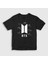 Unisex Çocuk Siyah Signs Bts T-Shirt 1