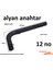 Alyan Anahtar 12 No Cerpa Tek Alyan Çelik 12MM L Alyan 2