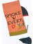 Bob Is My Soulmate / Smoke With Everyday Sigara Desenli Çorap 1