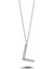 Harfli Gümüş Kolye Taşlı - Z Harfi - Standart - ALV009-2236 1