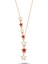 Süzme Yıldız Rose Gümüş Kolye - Yeşil - Standart - ADA0039-1749 1
