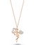 Melek Kalpli Gümüş Kolye - Rose - Standart - ADA0014-1636 1