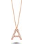 Harfli Gümüş Kolye Taşlı Roze - I Harfi - Standart - ALV007-2151 1