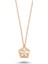 Swarovski Yıldız Tek Taş Kolye - Rose - Standart - YNC12161-404 1