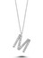 Harfli Gümüş Kolye Taşlı - Z Harfi - Standart - ALV009-2236 1