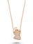 Swarovski Melek Kolye Taşlı - Rose - Standart - YNC12399-384 1