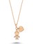 Swarovski Kalpli Insan Kolye - Rose - Standart - YNC12491-303 1