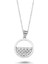 Swarovski Yuvarlak Yarım Taşlı Kolye - Rose - Standart - YNC12510-342 1