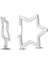 Trend Star Gümüş Küpe - Rose - Standart 1