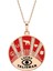 Lucky Talisman Taşlı Gümüş Kolye - Turuncu - Standart - AXEL0039-2351 1