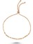 Uzun Halka Gümüş Bileklik - Rose - Standart - YWR8359-603 1