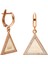 Crown Küpe Taşlı Üçgen - Siyah - Standart - AXEL0064-2459 1
