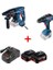 Promix Set Gbh 180-LI Kırıcı Delici +Gsr 18-50 Akülü Vidalama Brushless Motor Kömürsüz 18 V 5,0 Ah Çift Akü 1