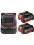 Promix Set Gbh 180-LI Kırıcı Delici +Gsr 18-50 Akülü Vidalama Brushless Motor Kömürsüz 18 V 5,0 Ah Çift Akü 4