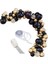 Siyah Gold Konfetili Balon Zincir Set 1