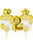 2 Yaş Gold balon Seti 1